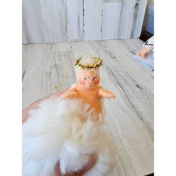 Annalee Cherub snowball angel ornament vintage 1981 - Picture 4 of 5